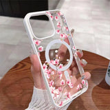 Elegant floral magnetic phone case for iPhone 12–18 Pro Max by HSF Marketplace