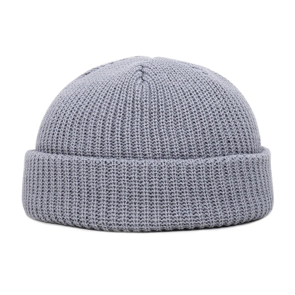 Unisex knitted winter beanie hat in a cozy style, HSF Marketplace women's hat
