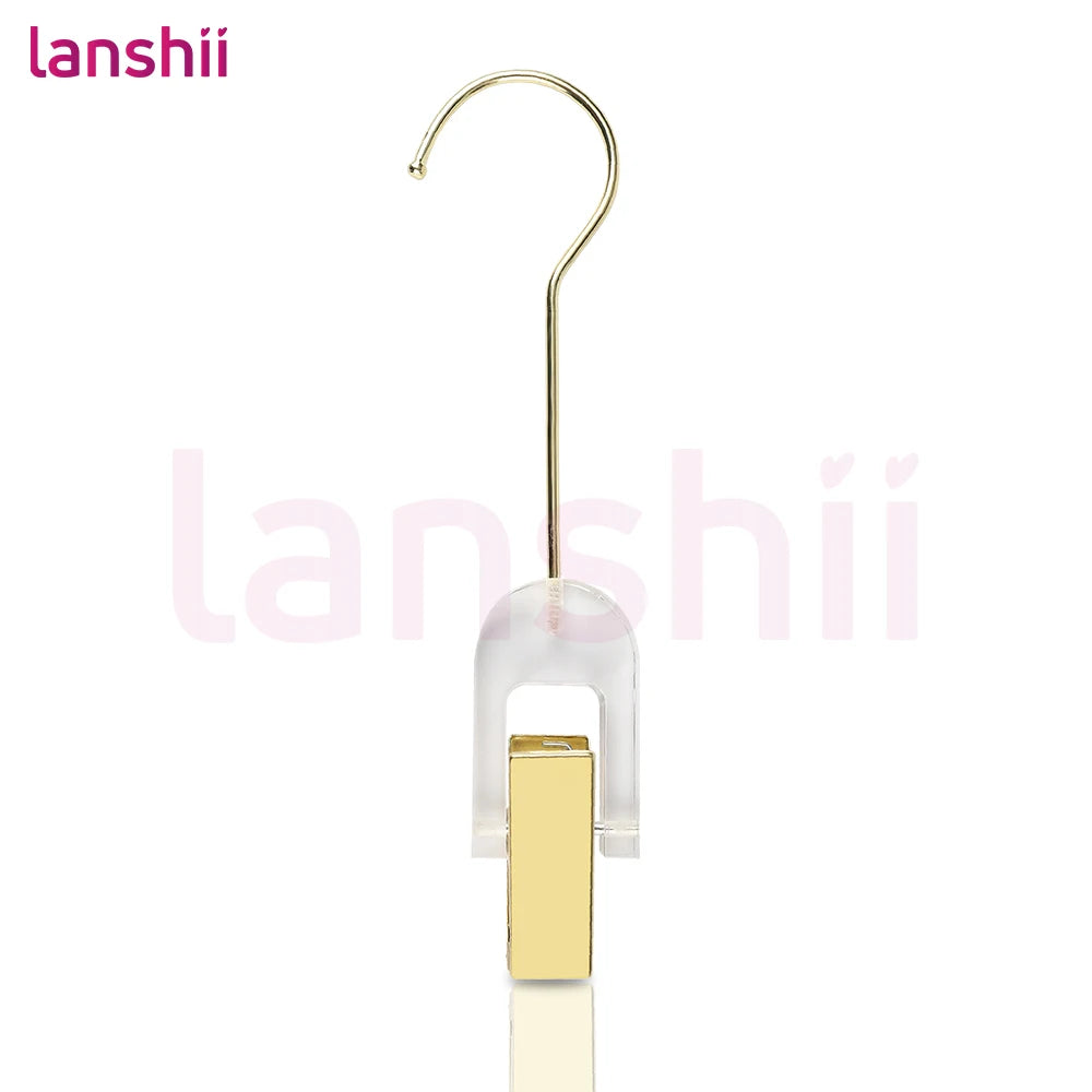 Lanshii Acrylic Hair Extension & Wig Clips – Durable Hangers for Salon & Home Hair Storage and Organization