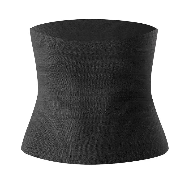 Women's waist trainer corset shapewear girdle with double tummy control and slimming belt design