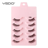 Natural half false eyelashes, 5 or 10 pairs, by HSF Marketplace