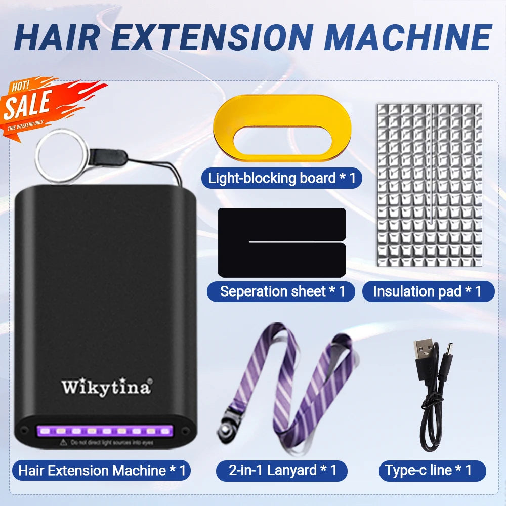 HSF Marketplace professional UV light hair extensions machine for salon hair styling tools