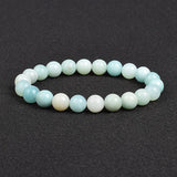 Genuine Natural Stone Bracelet Apatite Lapis Lazuli Agate Crystal Tiger Eye High Quality Gem Beads Bracelet Homme Jewelry Bangle