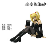 Anime Death Note L, Misa Amane, and Light Yagami PVC figurines, 10–16cm collectible desktop decoration figures