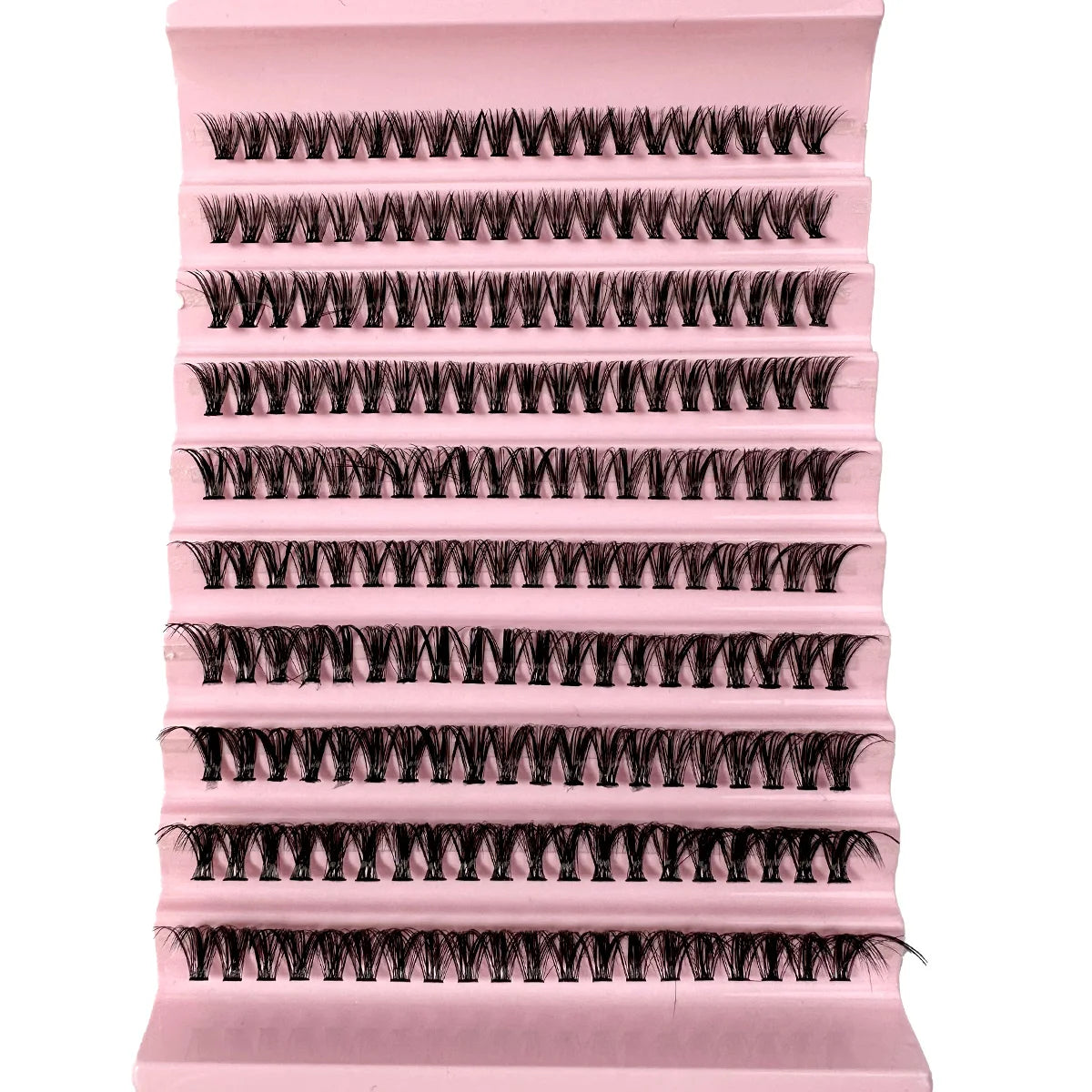Faux Mink Eyelashes 540Cluster C Curled 9-16mm mixed natural eyelash extension, 3D Russian strip, makeup and beauty tool