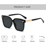 Luxury designer square sunglasses for women, vintage summer shades by HSF Marketplace