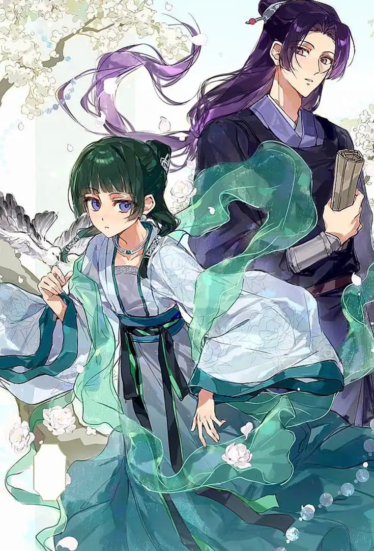 Japanese manga art poster featuring Maomao and Jinshi on canvas printaval彩票娱乐注册