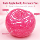 New Apple Slushie Squishy Fidget Toy Crunchy Moldable Non-Bounce Sensory Stress Reliever Medium Grip Strength Slow Rising Gift