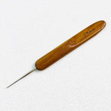 0.75mm Bamboo Crochet Hook 1/2/3 Heads for Dreadlocks Wig Making Hair Weaving Braid Tool