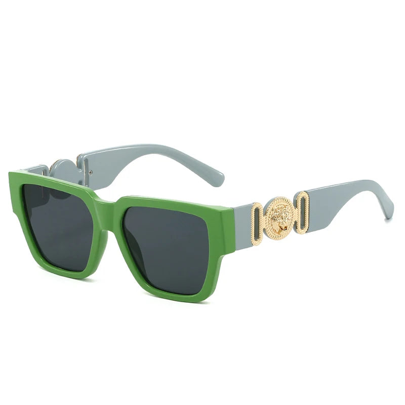 Luxury vintage square sunglasses for men and women, 2026 style, by HSF Marketplace
