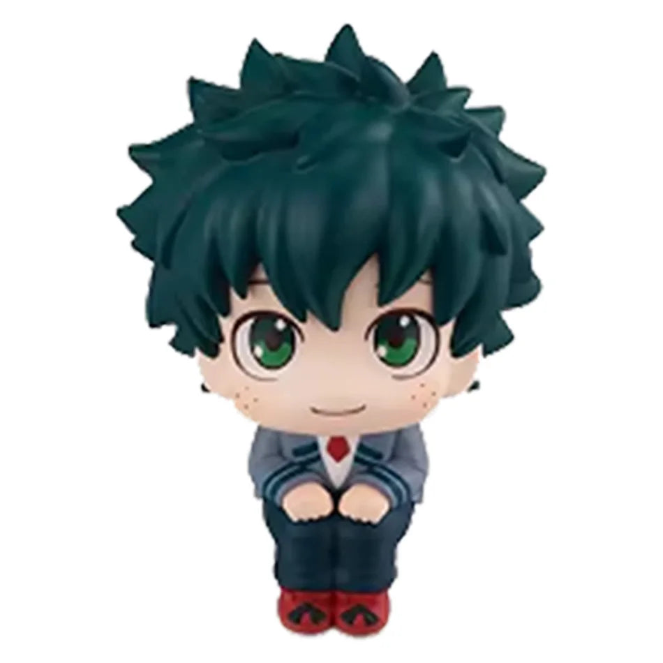 Anime Nendoroid collectible figures of Bakugou, Midoriya, Todoroki, and Toga for kids' play