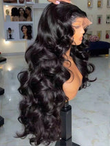 Raw Indian Body Wave 250% Density 40 42 inch 13x6 HD Lace Front Human Hair Wigs 13x4 Frontal Wigs Women Glueless Closure Wigs