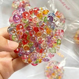 New Super Soft Squishy Balls Memory Gel Moldable Stress Relief Toy Crunchy Textured Fidget Toys Calming Toys