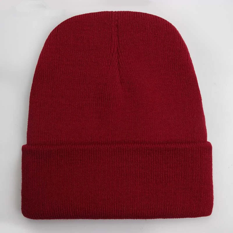 Unisex soft knitted winter beanie in assorted colors, HSF Marketplace women's hat collection