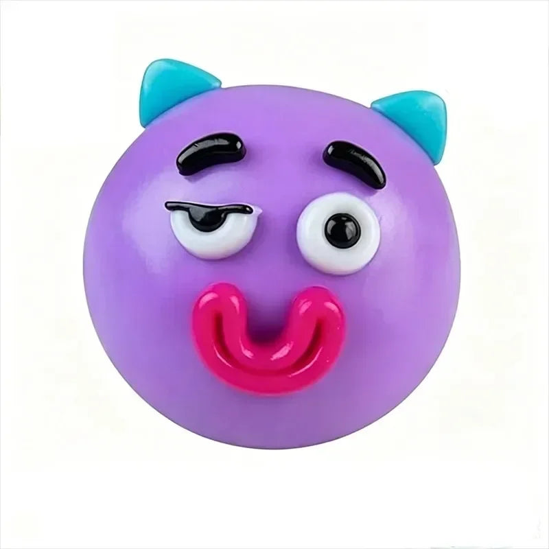 Christmas Limited Edition DIY Ugly Face Dog Squishy Squeeze Ball Slow Rebound Stress Relief Calming Sensory Toy for Adults ADHD