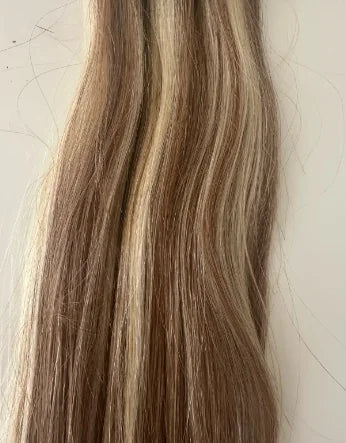 Straight clip-in ponytail human hair extension, 100g wrap-around ponytail for women, natural style