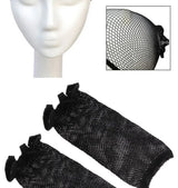2026 1/2/5/8Pcs High-Quality Stretchable Elastic Hairnets Black Wig Making Cap Cool Cosplay Weaving Hair Net Stretch Hairnets