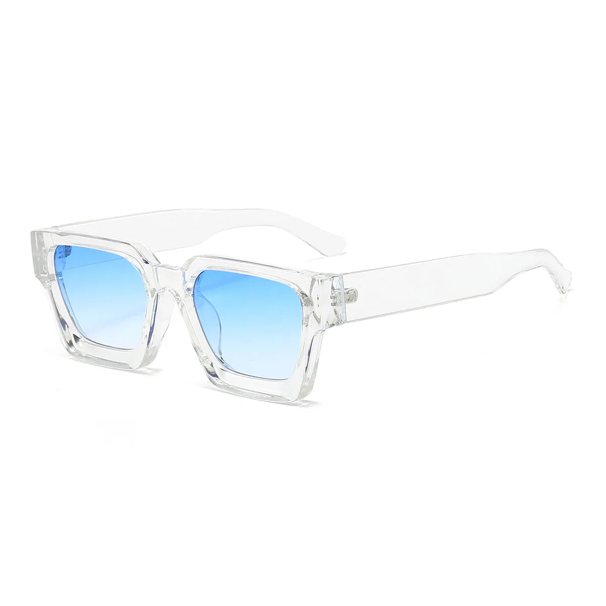 Luxury green square sunglasses for women and men from HSF Marketplace, retro design with UV400 protection and stylish sun shades.