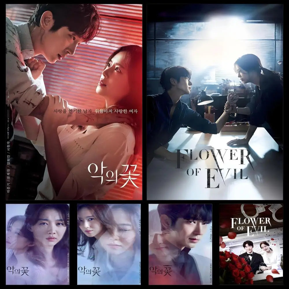 Flower of Evil Korean thriller poster wall decor from HSF Marketplace