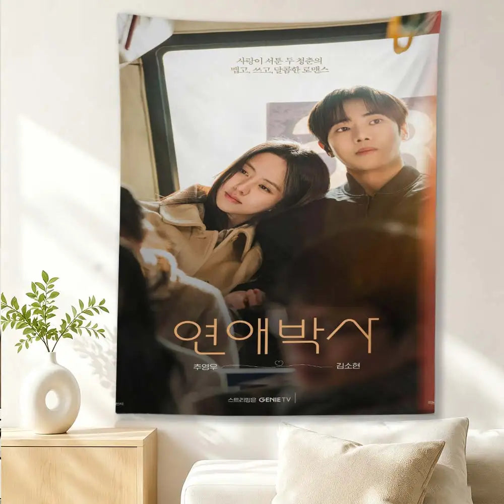 Korean Drama Love Doctor tapestry, K-culture wall decor by HSF Marketplace