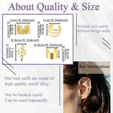 40-piece alloy dreadlock hair beads by HSF Marketplace for braids and locs