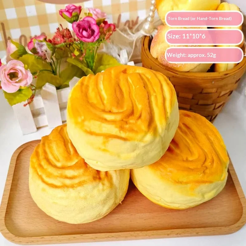 Realistic Bread Fidget Squishy, Layered Simulation, Anxiety Relief Toy for Students