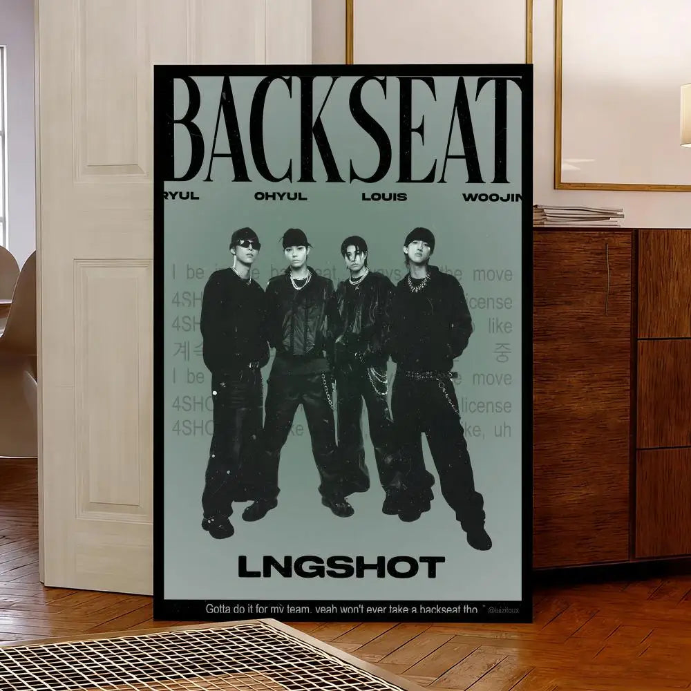 LNGSHOT Kpop poster for stylish wall decor, featuring bold K-Culture design by HSF Marketplace