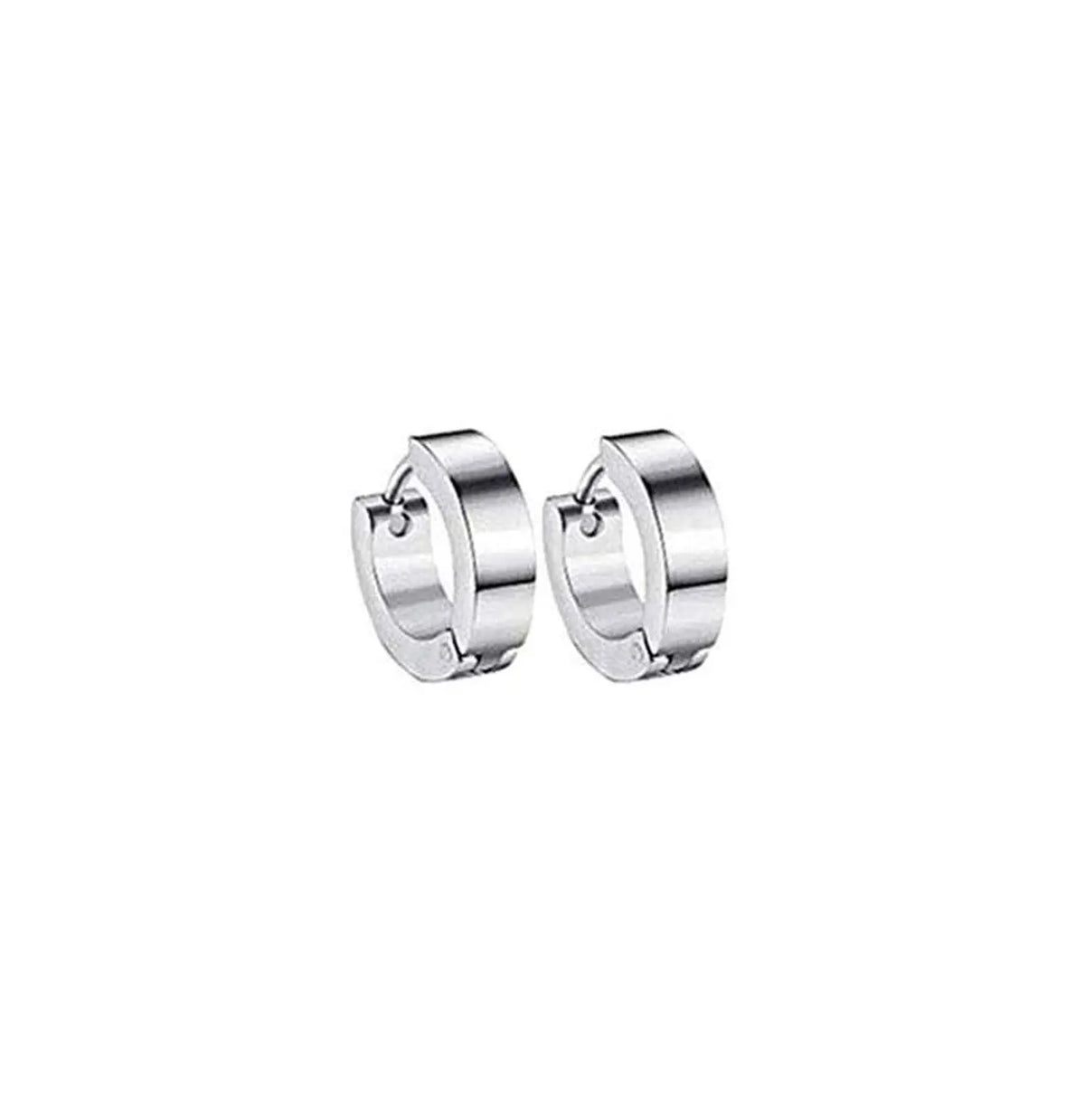 Black stainless steel stud earrings set for men and women, HSF jewelry collection