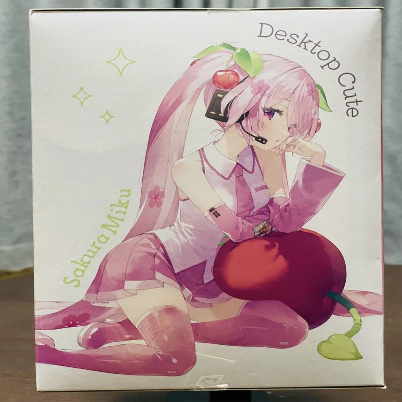 TAiTO Hatsune Miku Cherry Pillow Ver. PVC anime action figure, 13cm collectible model toy
