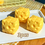 HSF Marketplace squishy cheese squeeze toy for stress relief and sensory play