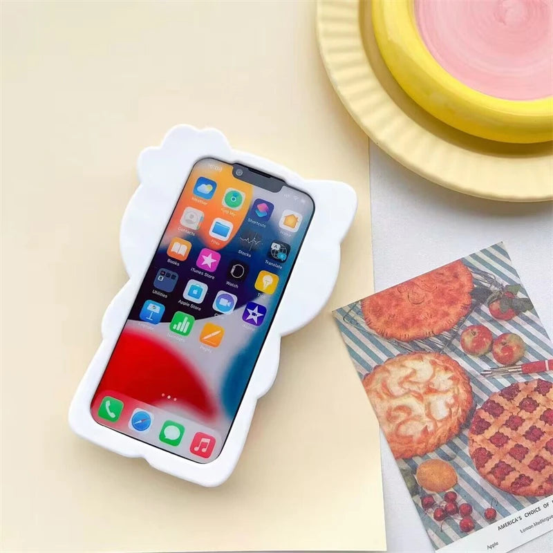 Hello Kitty bow 3D cartoon soft silicone phone case for iPhone by HSF Marketplace
