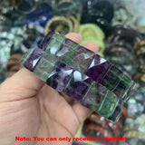 Bohemian Vintage Natural Stone Agate Turquoise Crystal Tiger Eye Beads DIY Jewelry Energy Couple Party Elastic Chain Bracelet