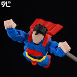 9L 3D printed Dummy13 Superman anime action figure with multi-jointed shapeshift mannequin design, HSF Marketplace