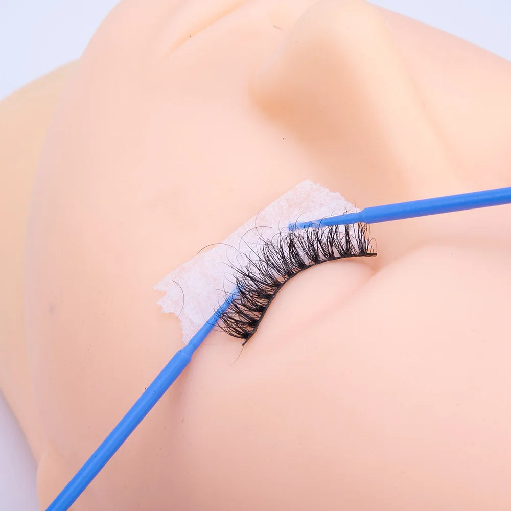 Set of 500/1000 micro brushes for eyelash extension application and removal, crystal swab style, by HSF Marketplace.