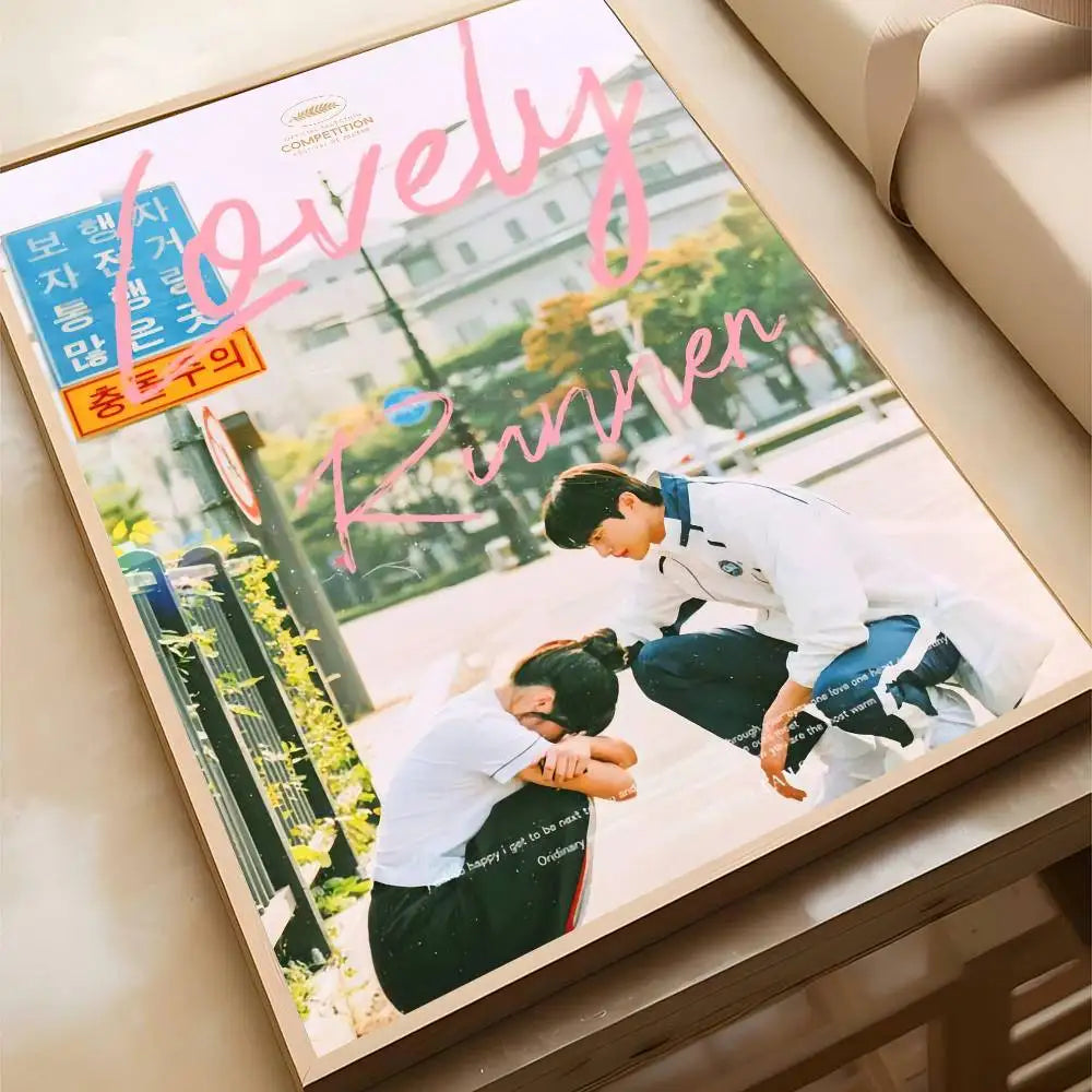Korean drama R-Runner poster, stylish waterproof wall art by HSF Marketplace