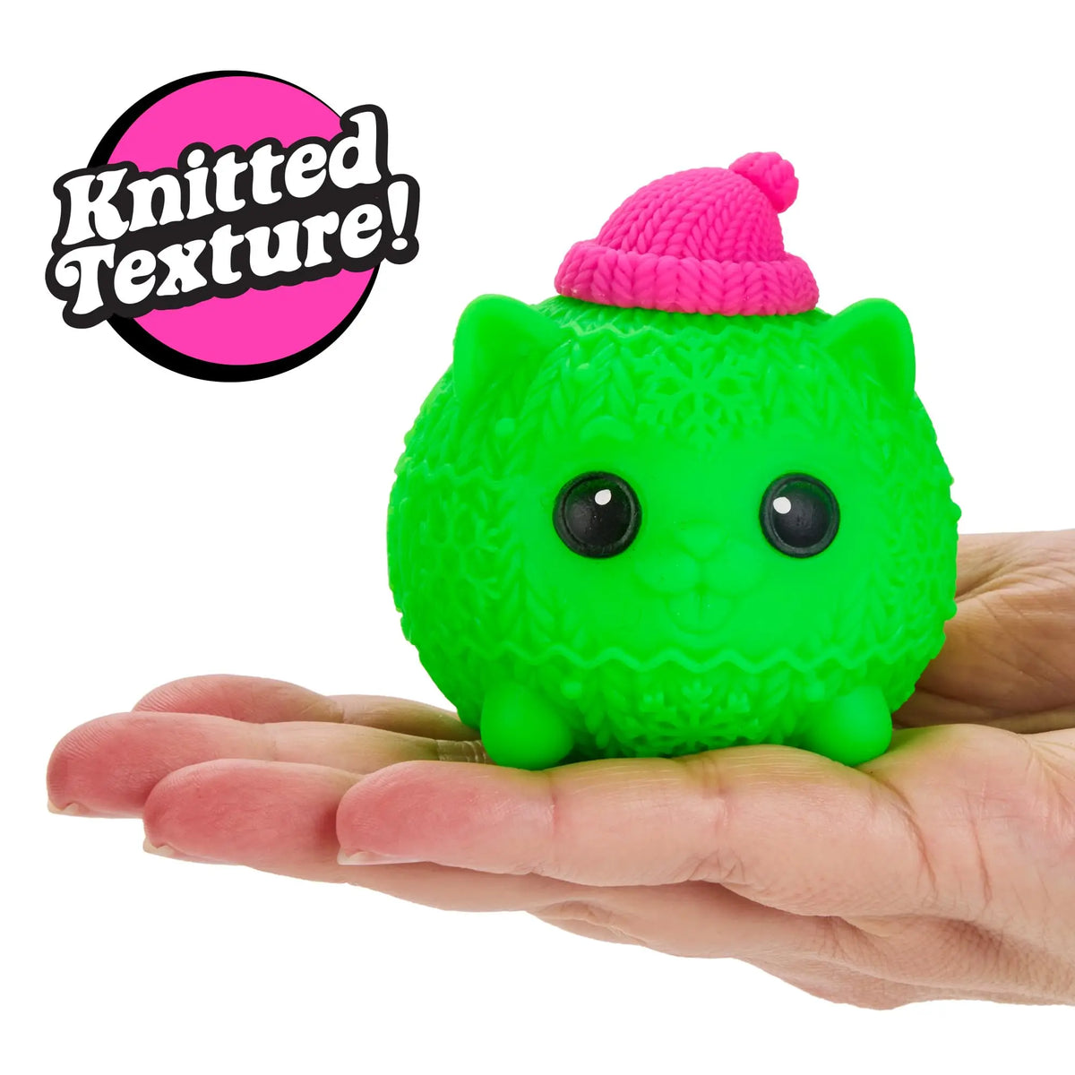 Schylling Needoh Squishmas Knittens sensory squeeze toy by HSF Marketplace, colorful and fun for sensory play.