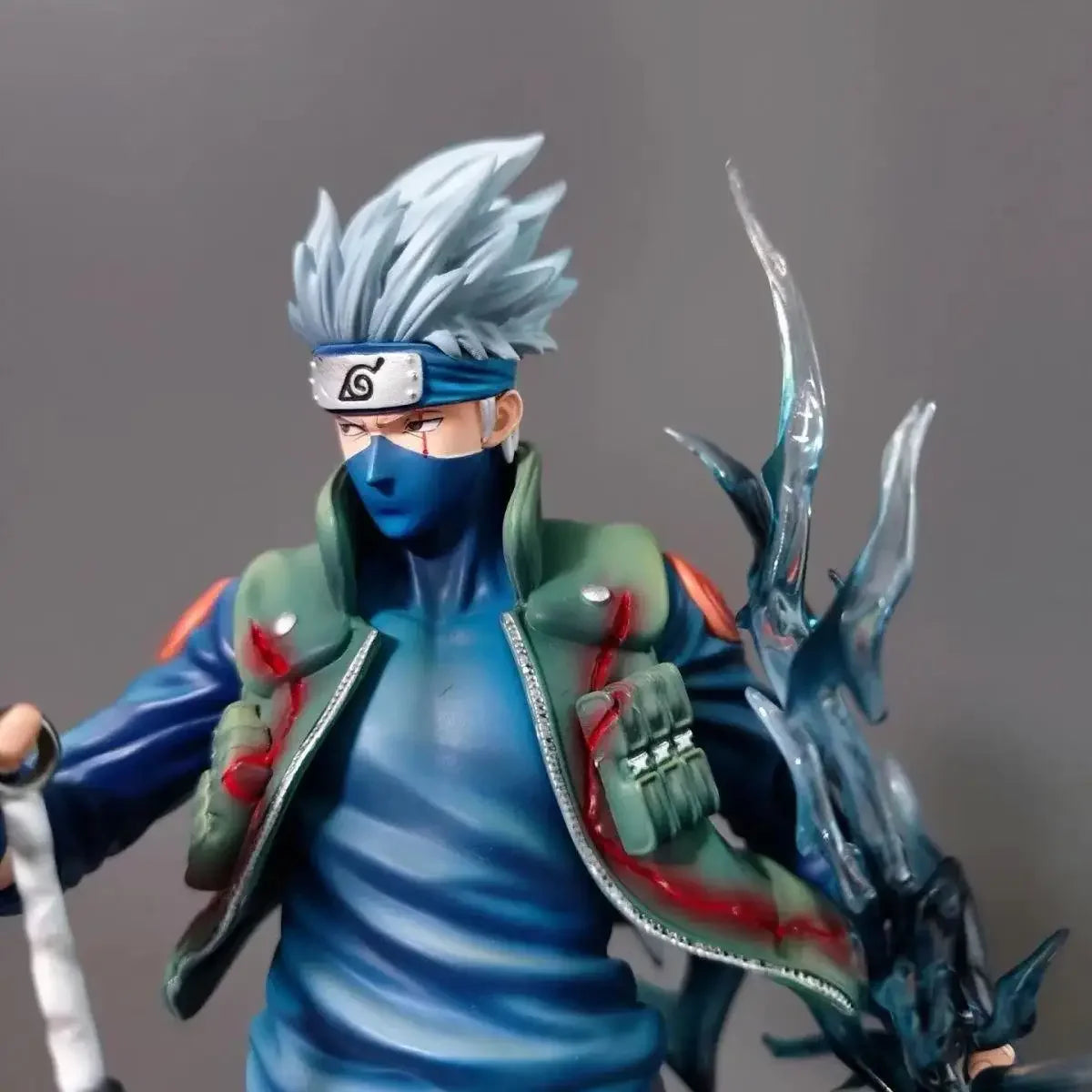 24cm Anime Hatake Kakashi PVC action figure statue displayed as a desktop ornament and collectible model