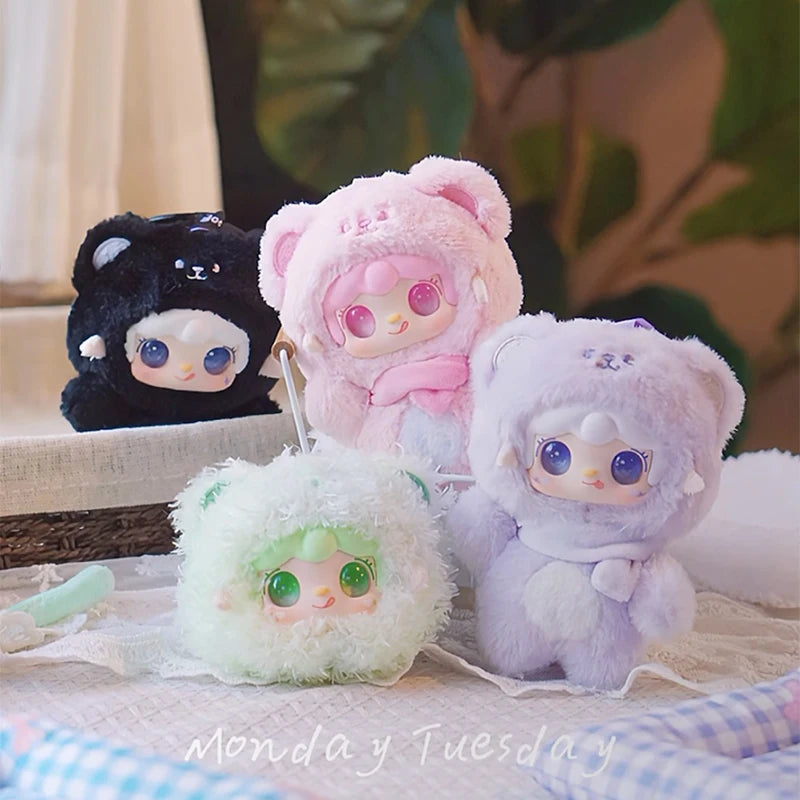 Yooki 4th Generation Take A Bit Small Bear plush doll keychain backpack pendant blind box collectible figure