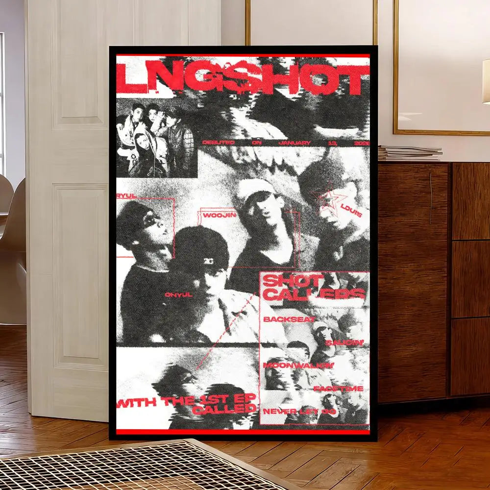 Kpop LNGSHOT poster by HSF Marketplace for stylish wall decor in any room