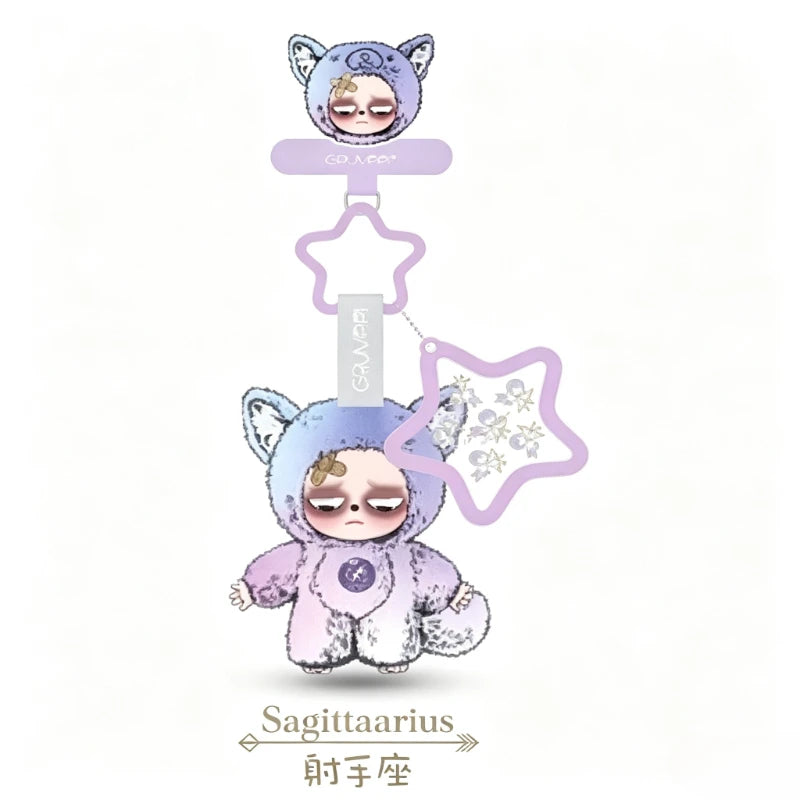 Sleepless Grumpipi V3 plush keychain doll from When Stars Align Series blind box by HSF Marketplace