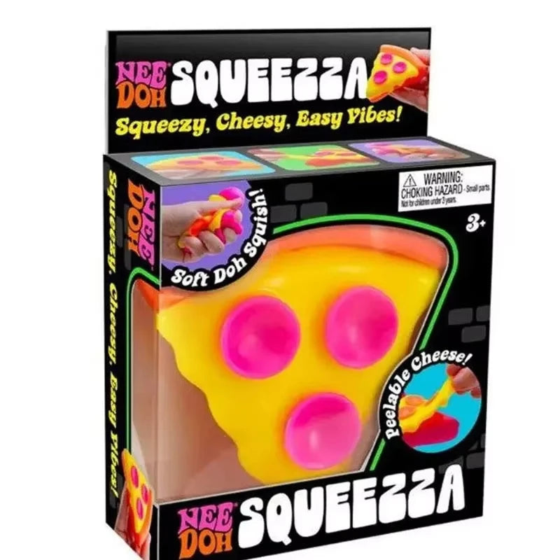 NeeDoh Mini Squishy Fidget Toy 4 Pack, colorful sensory toys for stress relief by HSF Marketplace