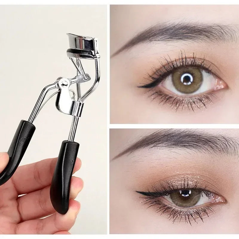 Multicolor woman eyelash curler from HSF Marketplace with professional false eyelash lift tool for makeup and beauty.