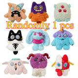 Cartoon fluffy monster blind box plush toy anime figure in soft velvet, collectible HSF Marketplace ornament doll