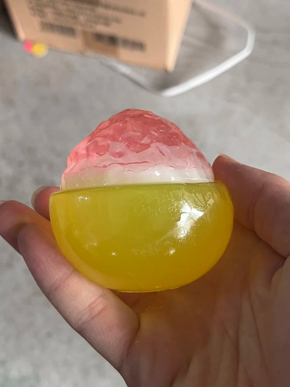2026 New Snowflake Ice Cube Maltose Squishy Stress Relief Slow Filled Squishy Toys Stress Relief Decompression Venting Toys