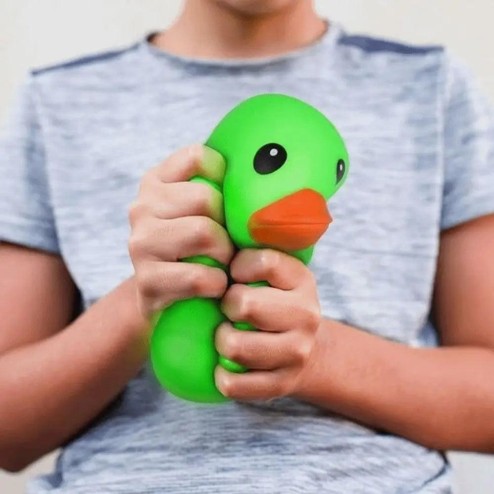 New Large Size Duck Stress Relief Toy Soft Material Colorful Squishy Duck Toy Giant Squeeze Design Fidget Duck Toy For Adults