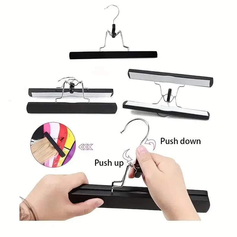 1-3Pcs Wig Hanger for Multiple Wigs Hair Extensions Carrier Storage Organizer for Virgin Hair Weft & Clip Extensions