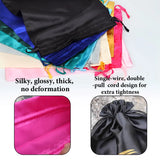 20-piece soft satin wig storage bags for hair extensions, customizable design by HSF Marketplace