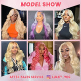 200% 250% Density 613 Blonde Lace Front Wigs Body Wave Human Hair 13x6 13x4 Hd Lace Frontal Wig Pre Plucked Brazilian Ponytail Human Hair Lace Frontal Wig For Women Ready to Wear On Clearance Sale Pre Plucked Wig Party Work