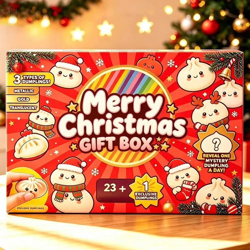 New Glitter Dumpling Colorful Simulation Steamed Bun Decompression Toy for Anxiety Squishes Stress Balls 2026 Viral Fidget Toy