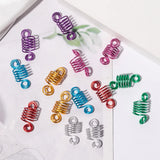 Mixed color dreadlock beads for hair braids, 50-piece hair styling set by HSF Marketplace